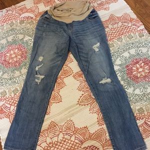 Indigo Blue women boyfriend maternity pants.